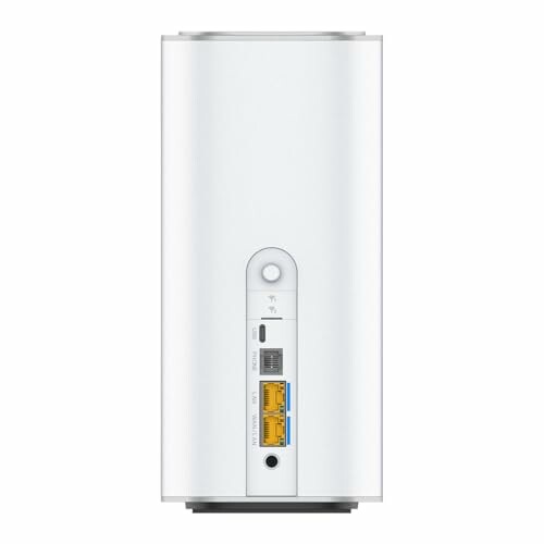 Back view of Apple AirPort Extreme showing ports.