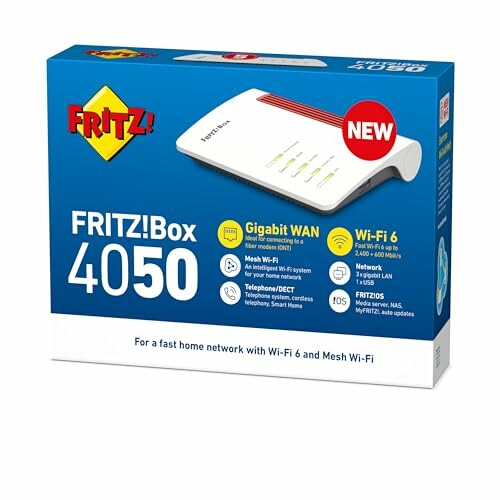 FRITZ!Box 4050 Wi-Fi 6 router packaging