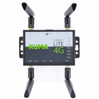 KUMA Connect Lite 4G router with antennas