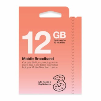 Three Mobile 12 GB Data SIM