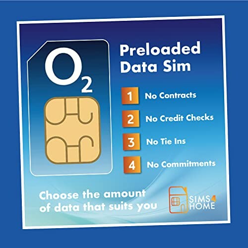 O2 Unlimited Data SIM Card