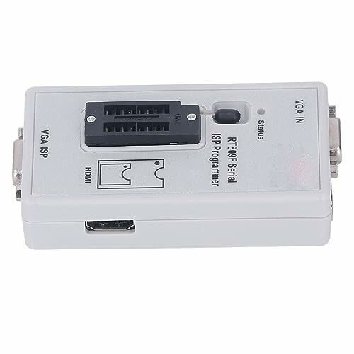 RT809F Serial ISP Programmer device with VGA and HDMI ports.