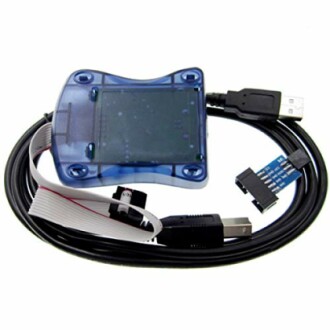 USB programmer with cables and connectors